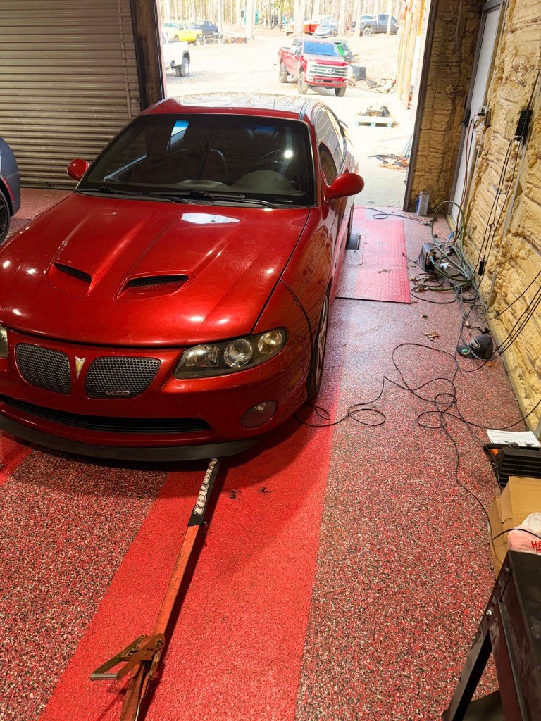 Pontiac GTO on the dyno