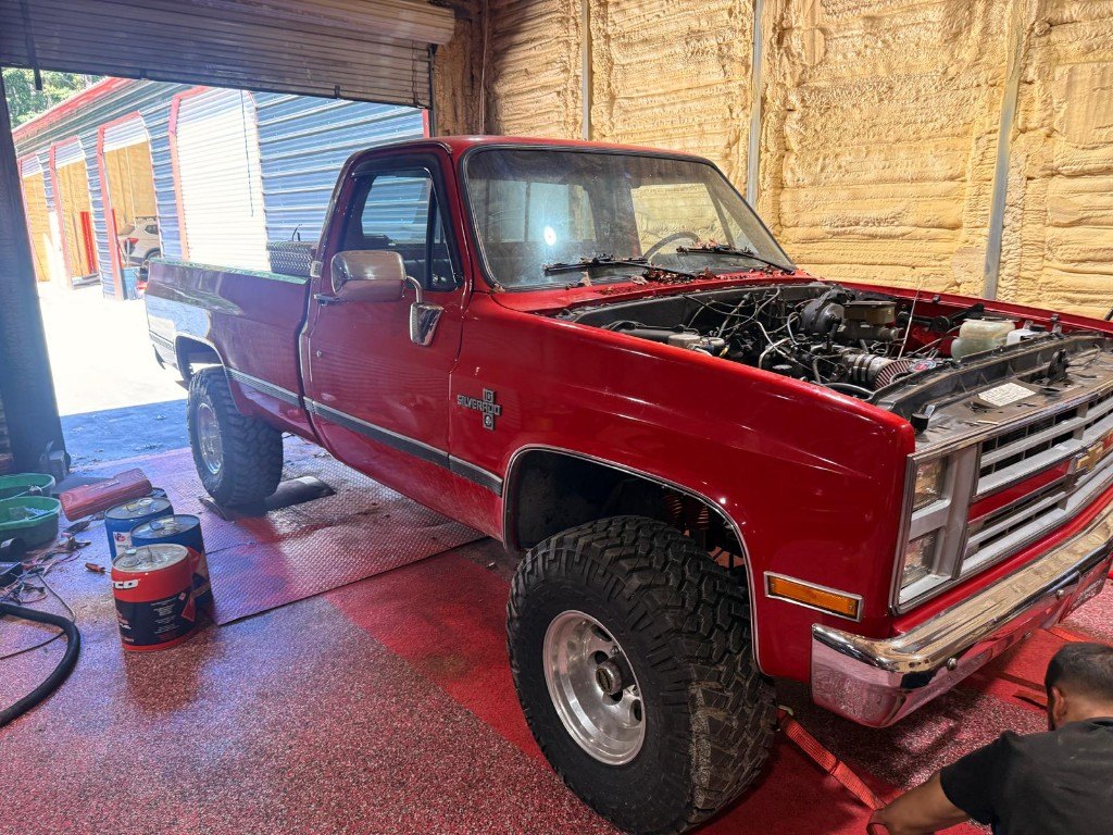 Chevrolet Silverado on the dyno