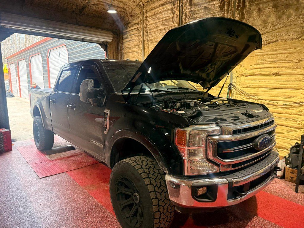 Ford Super Duty on the dyno at NC Diesel and Dyno